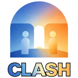 対話から次の一歩へ進むCLASHのシンボル